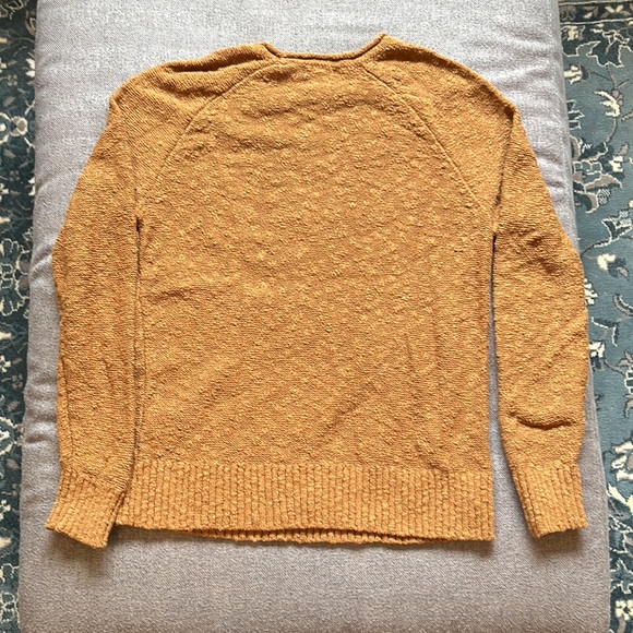 L.L. Bean Mid-weight Cotton Slub Roll Neck Pullover (Small Petite) - Picture 3 of 3